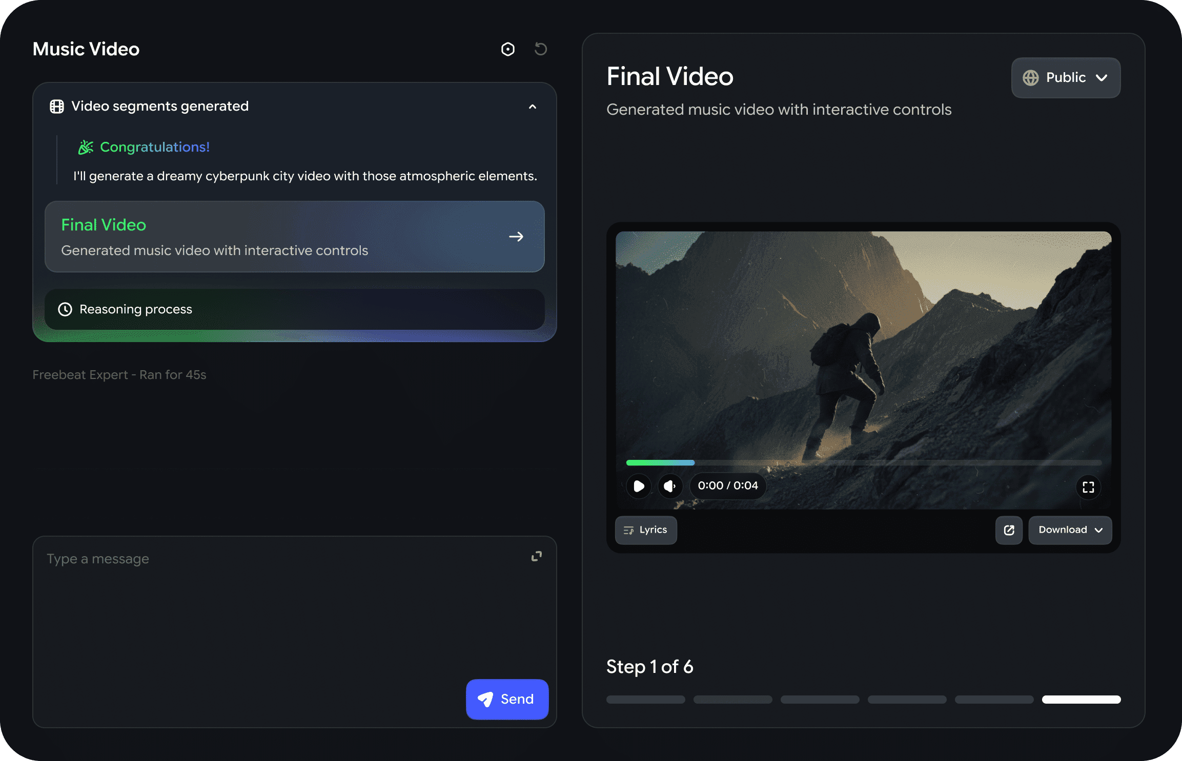 Add Lyrics and Publish