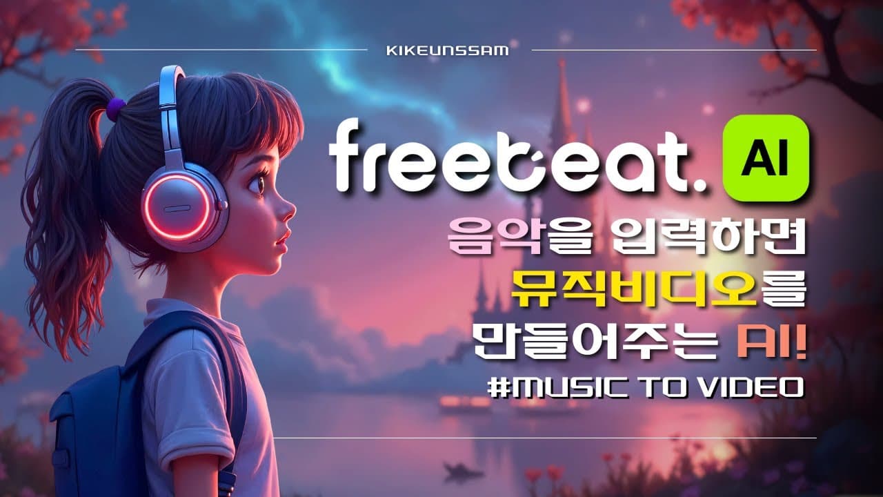 Freebeat AI, 음악을 입력하면 뮤직비디오가 만들어진다?! | #ai #musicvideo