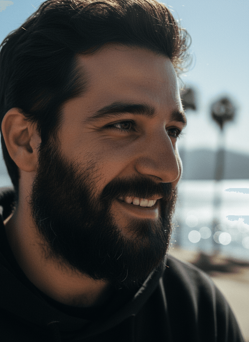 Visualização abstrata de ondas sonoras para 'film corto 27 (1).mp3' transformando-se em conceitos visuais por uma IA, retratando uma mistura de elementos de rock e pop com uma estética 'cintilante'.