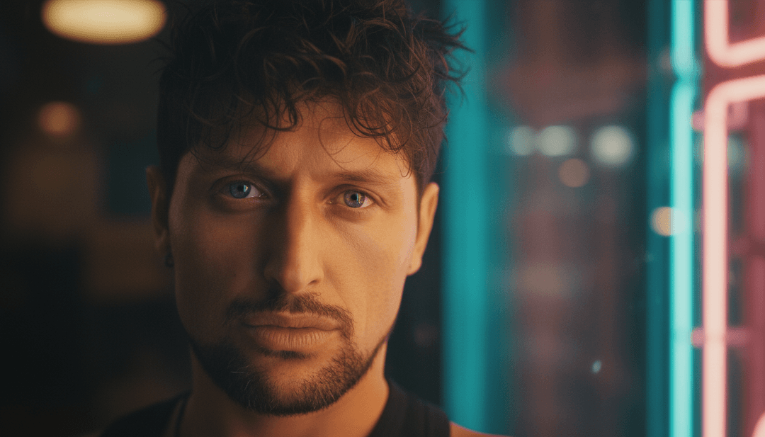 AI가 힙합 트랙의 음파와 비트를 분석하여 시각적 콘셉트를 생성합니다.