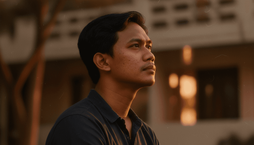 Rinduku.mp3 के संगीत नोट्स के दृश्य निरूपण freebeat.ai द्वारा सिनेमाई दृश्यों में बदलते हुए।