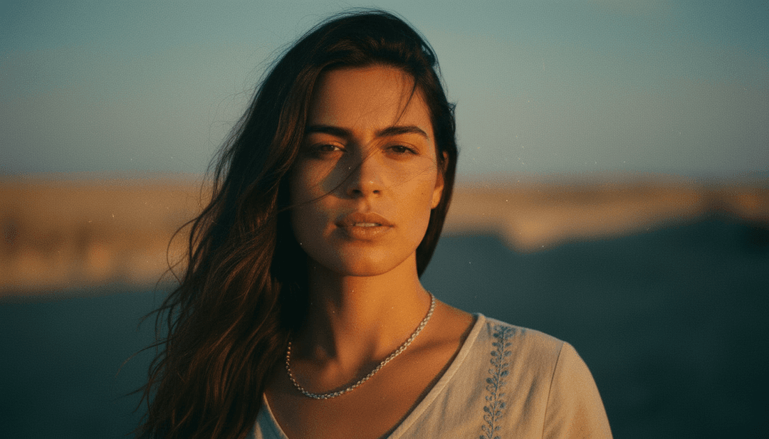 IA interpretando formas de onda de música eletrônica em padrões de luz abstratos e visuais cósmicos fluidos.