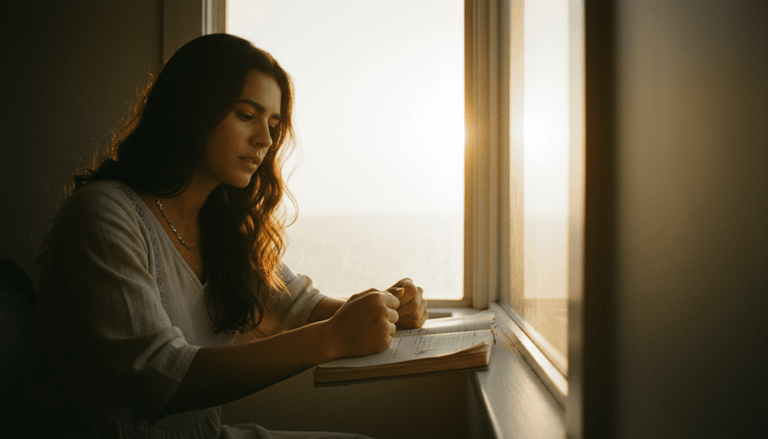 악기 음악에 대한 AI의 초기 해석을 상징하는 빛나는 전자 패턴이 있는 추상적인 디지털 풍경.