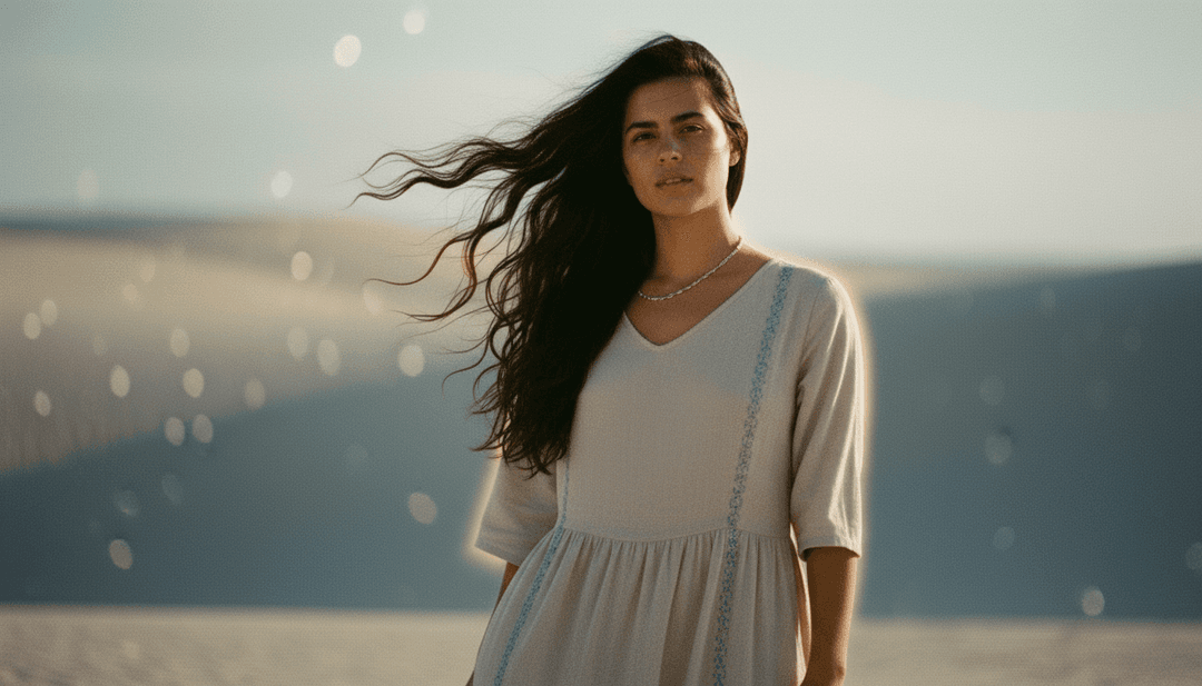 미래 지향적인 화면에서 재생되는 생동감 넘치는 완성된 뮤직 비디오. freebeat.ai 로고가 눈에 띄게 표시되어 사용자 생성을 장려합니다.