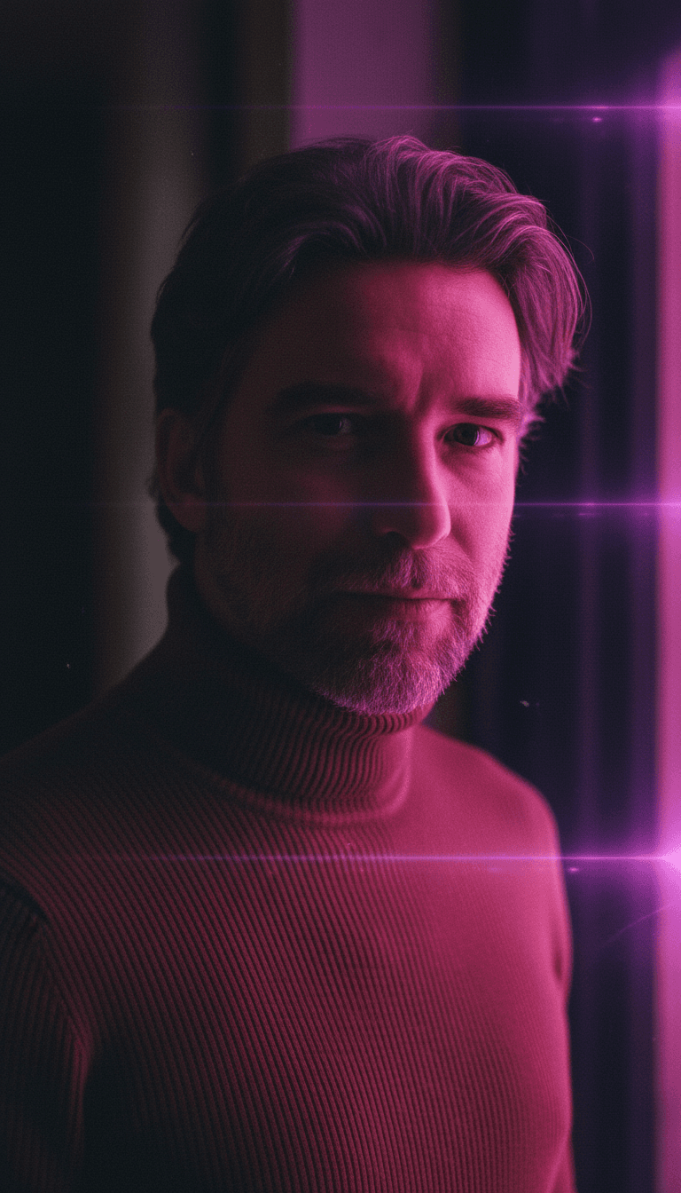 IA interpretando a energia synth-pop e a alegria melancólica de 'Lasciamene un po'' de Tommaso Paradiso através de paisagens urbanas vibrantes e iluminadas por néon e cenas nostálgicas de verão italiano.