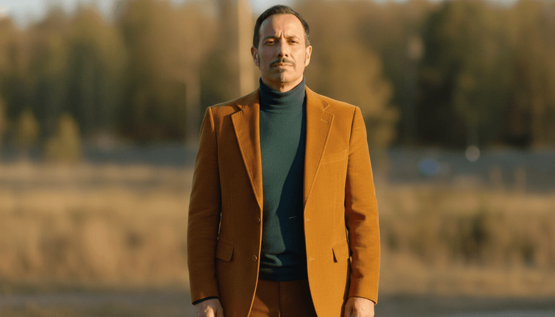 Interface de IA analisando ondas sonoras e padrões líricos de 'Sorry I'm Here For Someone Else' para gerar conceitos visuais.