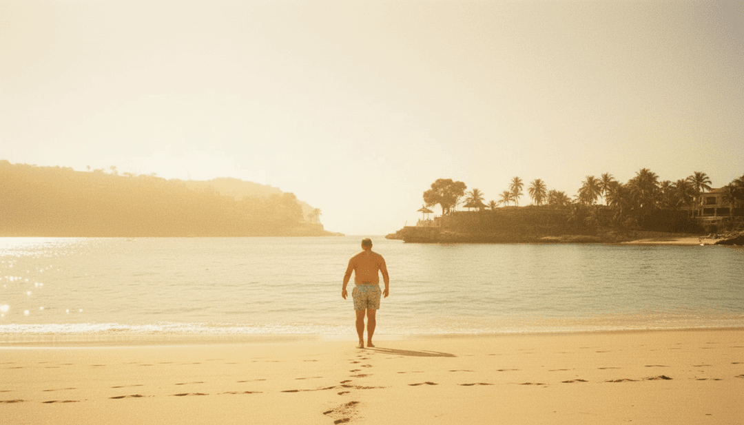 Une représentation visuelle d'un fichier audio MP3 se transformant en une rivière de montagne coulante et de personnages animés jouant des instruments andins traditionnels.