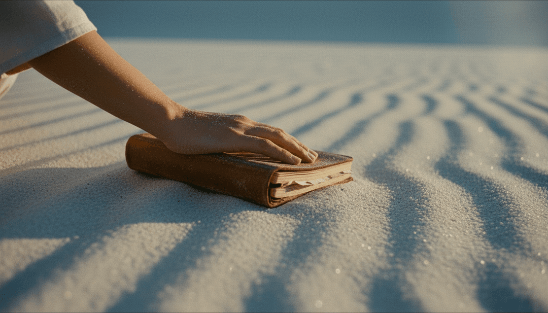 Visuais abstratos representando a faixa 'Unwritten - instrumental', com linhas fluidas e cores suaves geradas pelo gerador de capas de música da freebeat.ai.