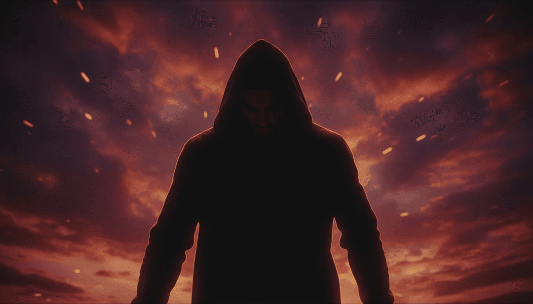 Cenas dinâmicas retratando paisagens urbanas transformando-se em grandes salões orquestrais, com sutis efeitos etéreos representando camadas ambientes, tudo sincronizado com a música.