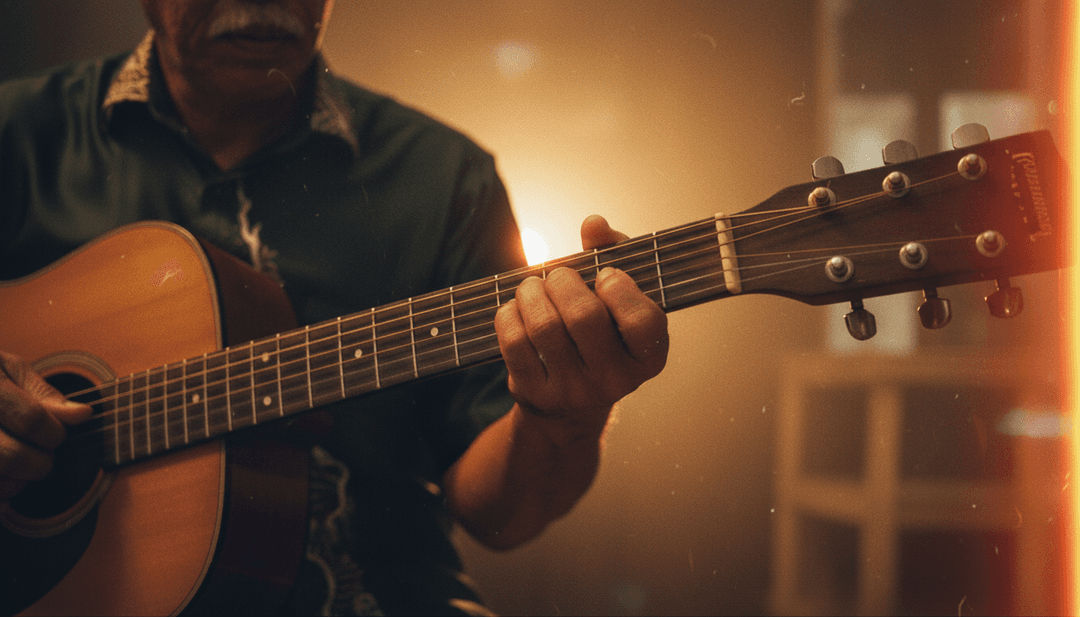 'Guru Selamanya' की AI द्वारा अवधारणा, ध्यानपूर्ण इंडोनेशियाई पॉप और ध्वनिक धुनों से प्रेरित अलौकिक दृश्यों को दर्शाती है।