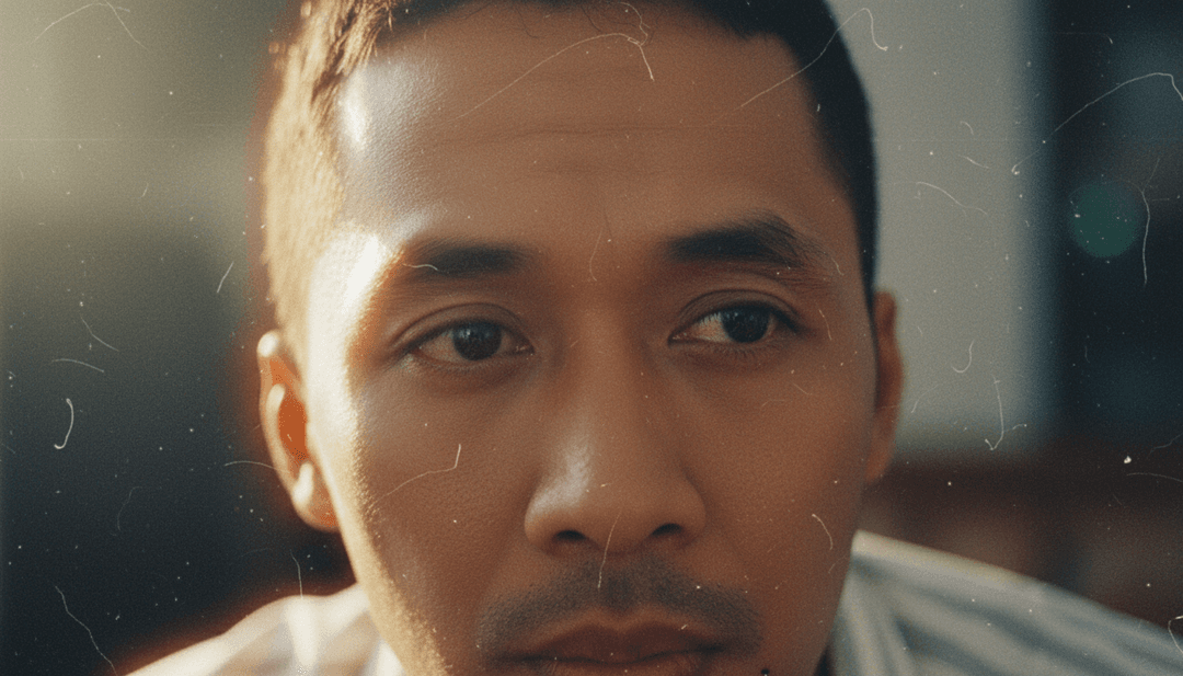 AI 生成寧靜的戶外場景和沉思面孔的特寫，與 Robin 的 'KOWE WES RA ONO' 憂鬱卻充滿希望的氛圍同步。