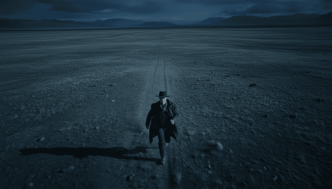 collectedpedal623 的《Hell on Highway 9》中一段强劲的电吉他独奏,被可视化为高速公路上的闪电,并伴有速度模糊效果。