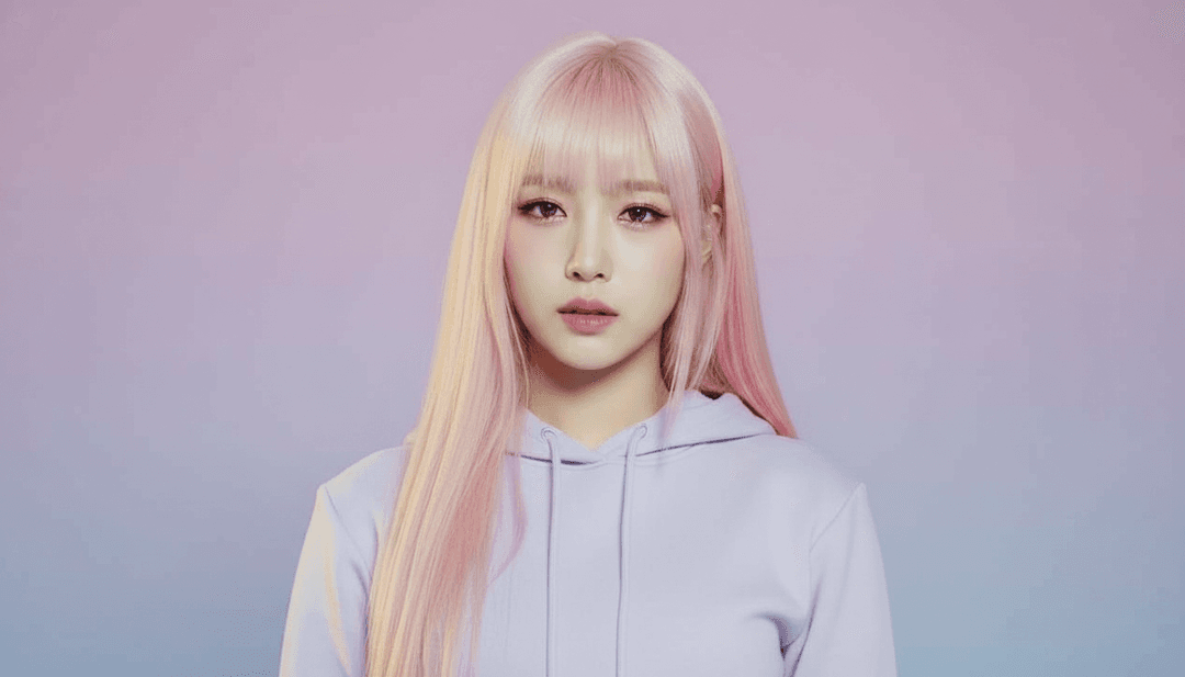 一個已完成的高品質音樂影片畫面，展示了《Die With A Smile》的生動視覺效果和完美同步的歌詞，準備好在全球分享。