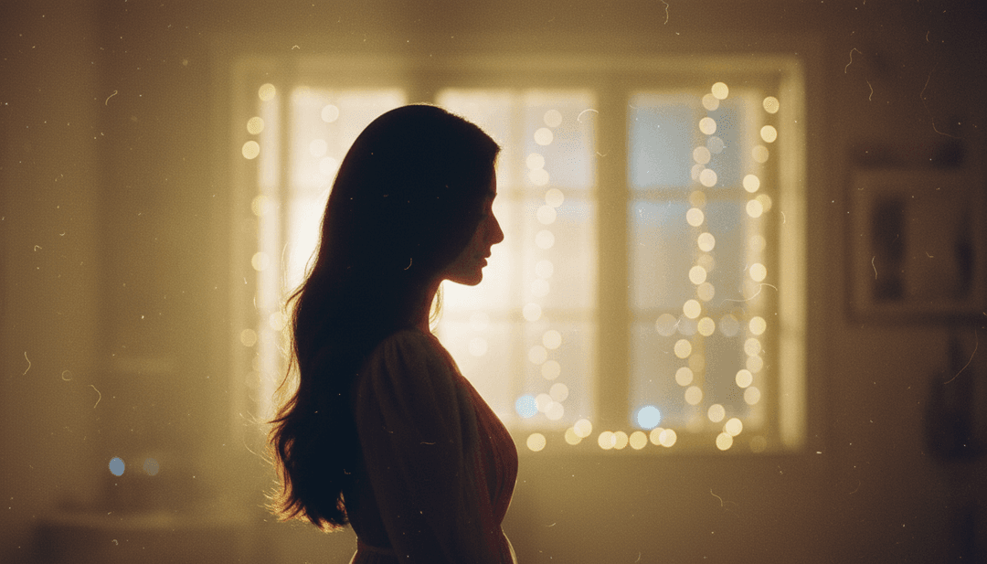 Abstrakte Visualisierung von Schallwellen, die sich mit traditionellen indischen Mustern vermischen und die erste Interpretation des Acoustic-Pop-Songs bb2a7573-de00-4696-9210-0007df5941b1.mp3 durch die KI darstellen.