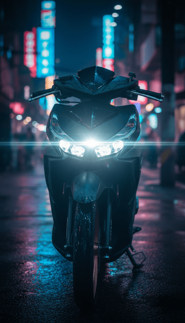 Representação visual abstrata de música convertendo MP3 para MP4, mostrando movimentos de dança energéticos, instrumentos tradicionais e estética pop moderna para 'Gas Sampai Pagi'.