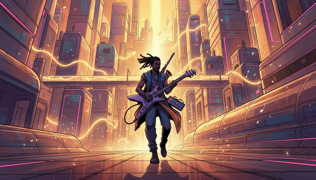 Benutzer erstellt sein eigenes Musikvideo mit freebeat.ai