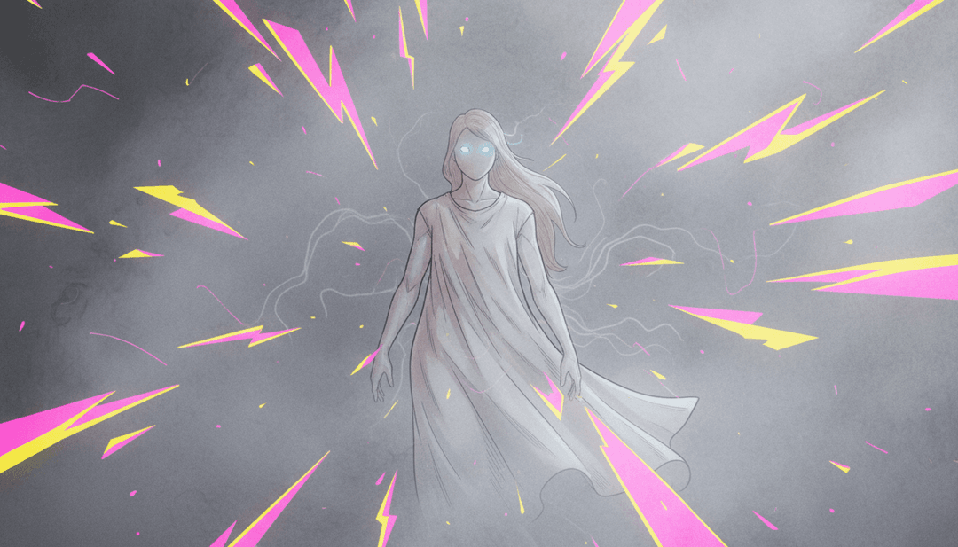 受 'Maelstrom' 启发的独立民谣元素的视觉表现