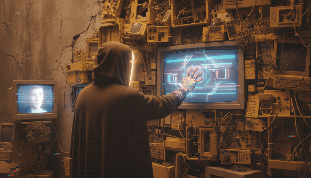 AI将《Human Happens》的音乐元素转化为视觉场景