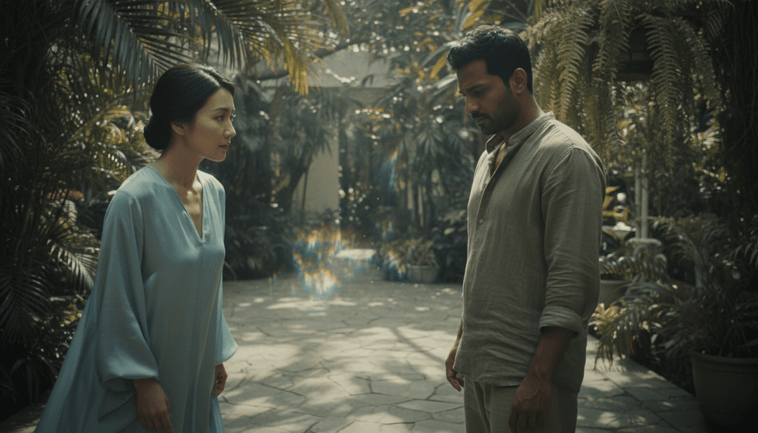 गाने की ताल और गीतों से प्रेरित दृश्य दृश्य