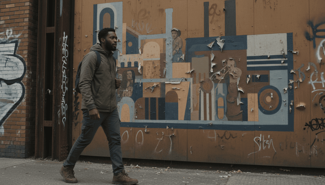 Paralyzed_BLUE의 음악적 요소의 시각적 표현