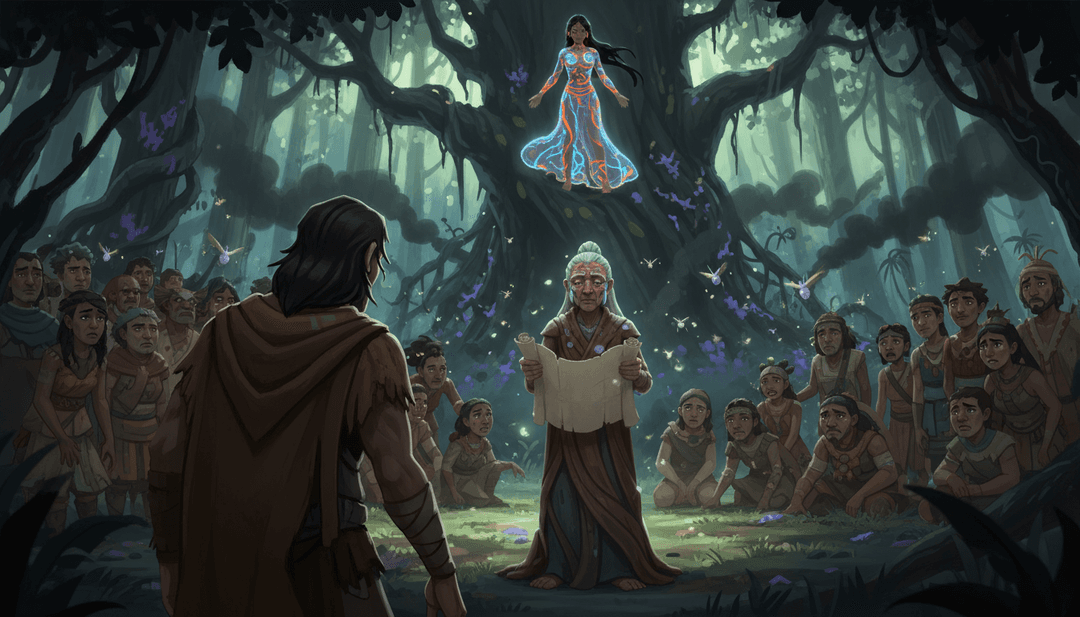 'Sacrifice' के संगीत तत्वों को वीडियो दृश्यों में बदलते हुए दृश्य प्रतिनिधित्व।