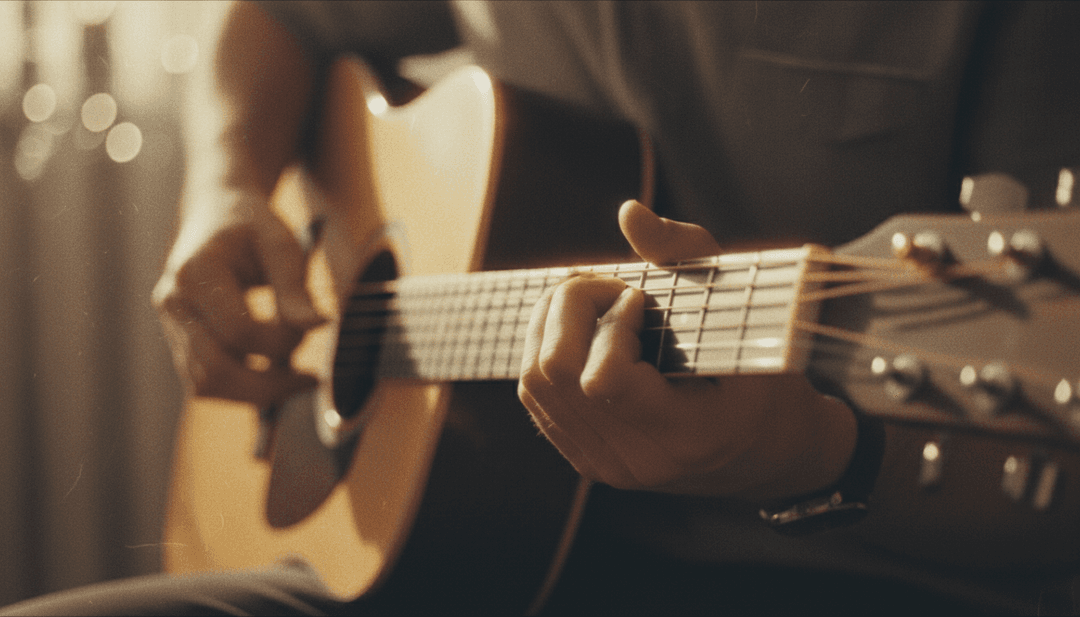 AI 解释音乐音符和歌词的概念图