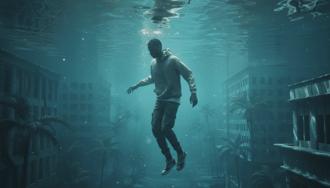 Scènes visuelles inspirées par les éléments musicaux de 'SAN ANDREAS'