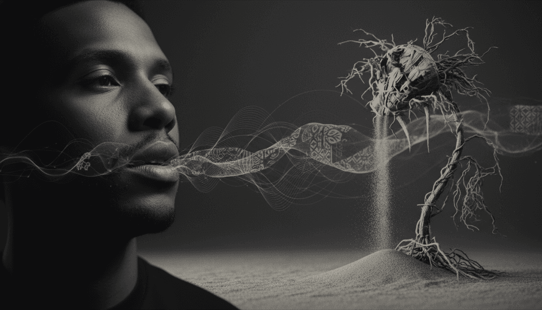 AI che interpreta l'essenza di 'Greed' di Bryant Barnes