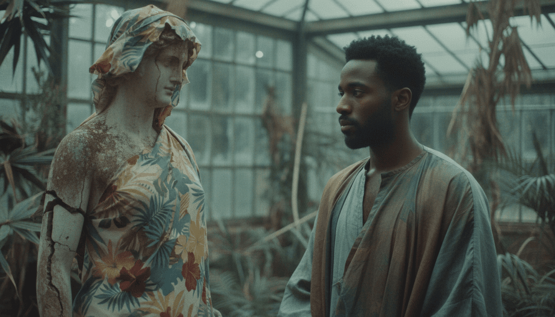 'nah' की लय और बोल से एक दृश्य सिम्फनी बना रहा है।