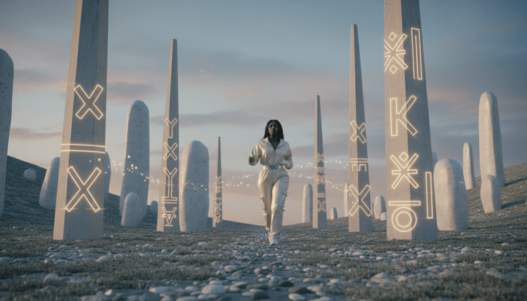 Monaleo के बोल की ऊर्जा को दर्शाते दृश्य दृश्य