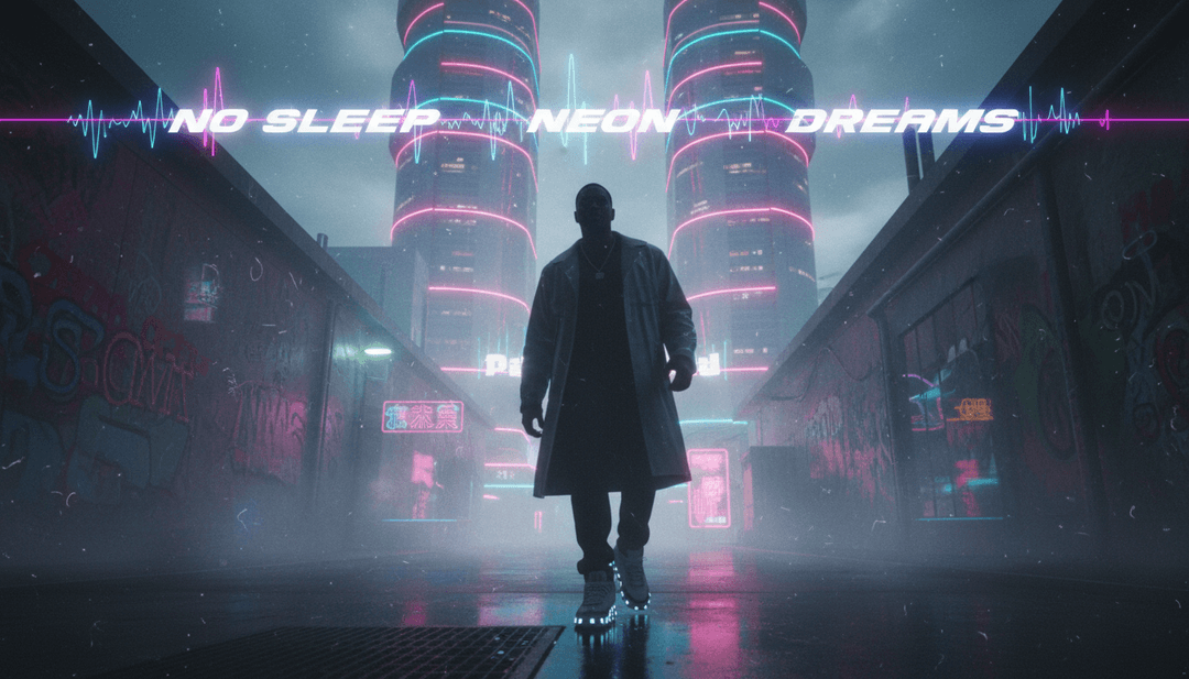 'GHOST.'의 비트와 가사에서 영감을 받은 역동적인 장면들