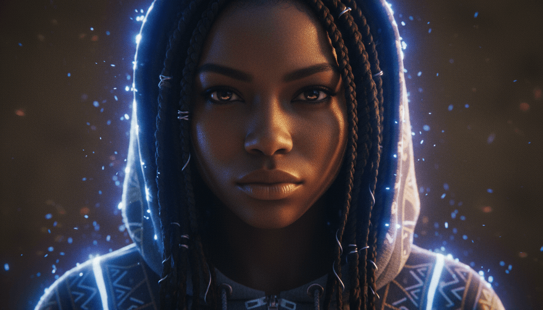 用户使用 AI 创建音乐视频