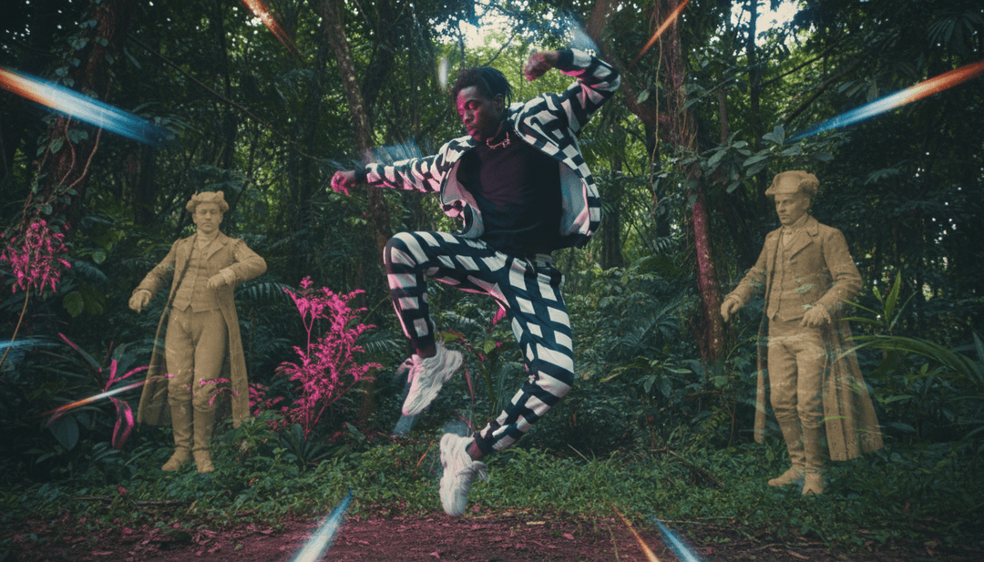 Cenas visuais inspiradas por elementos musicais