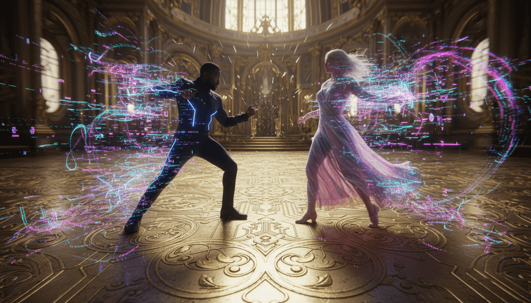 用戶使用 AI 技術創建音樂視頻