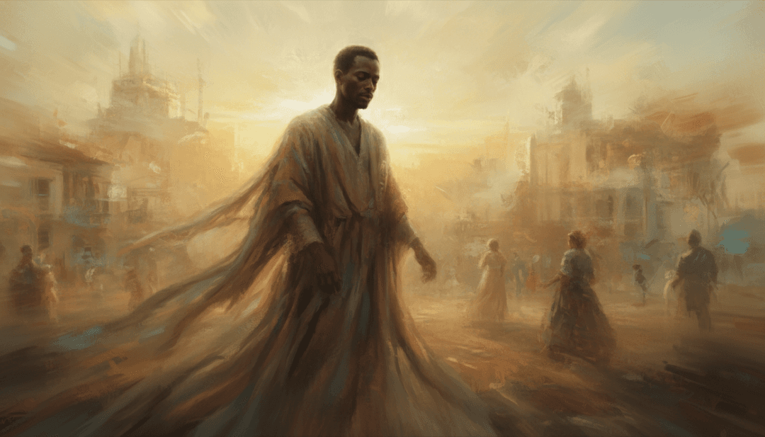 एक गीत के मूड की व्याख्या करते AI की अवधारणात्मक छवि