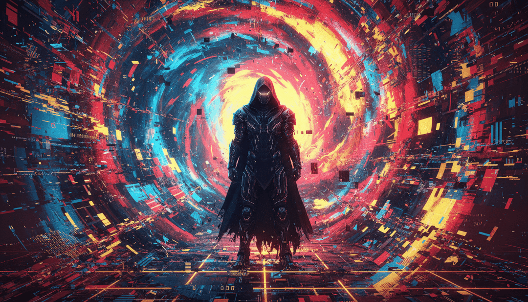 Vidéo musicale générée par IA complétée pour 'MAN ABOVE'.