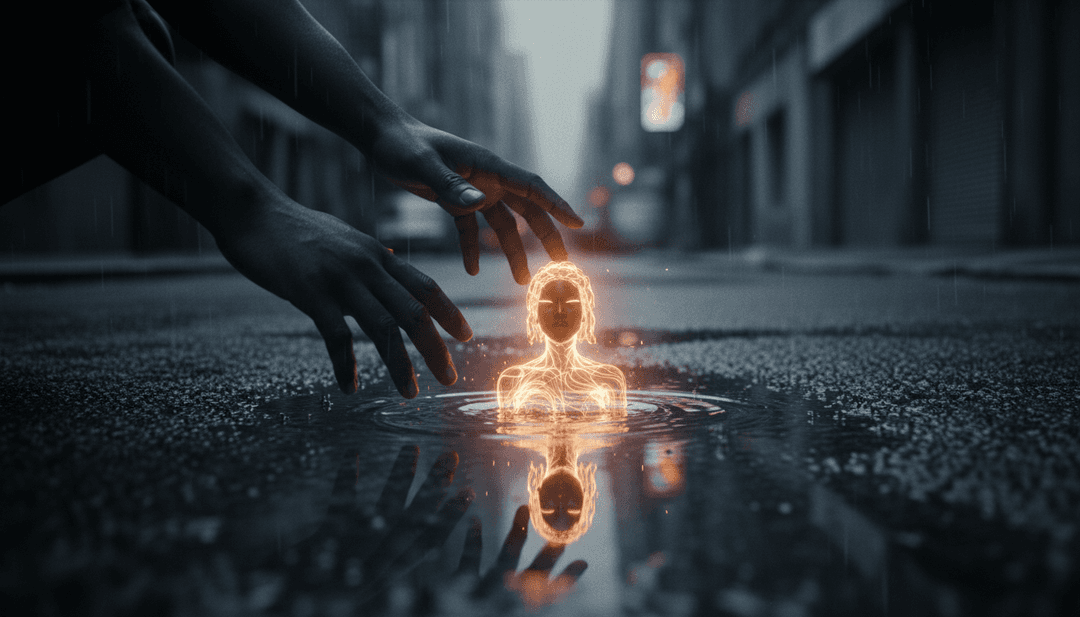 AI संगीत वीडियो जनरेटर के साथ बातचीत करता उपयोगकर्ता