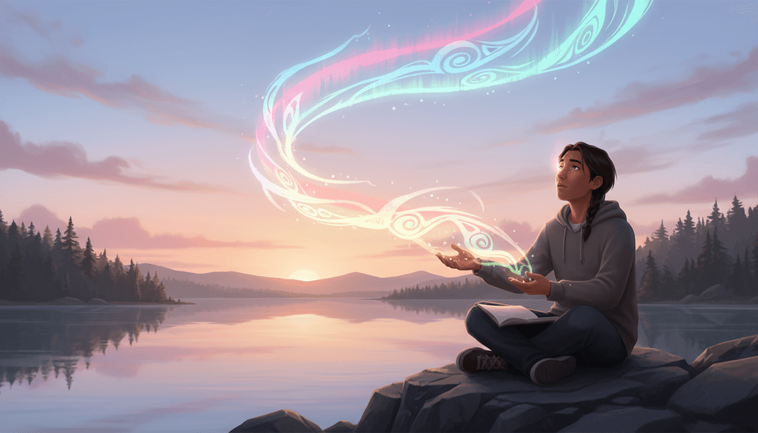 노래의 리듬과 가사에서 영감을 받은 시각적 장면