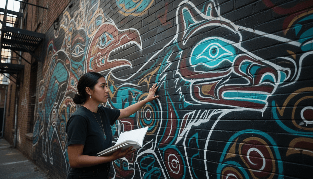 IA gerando visuais com base nos elementos da música