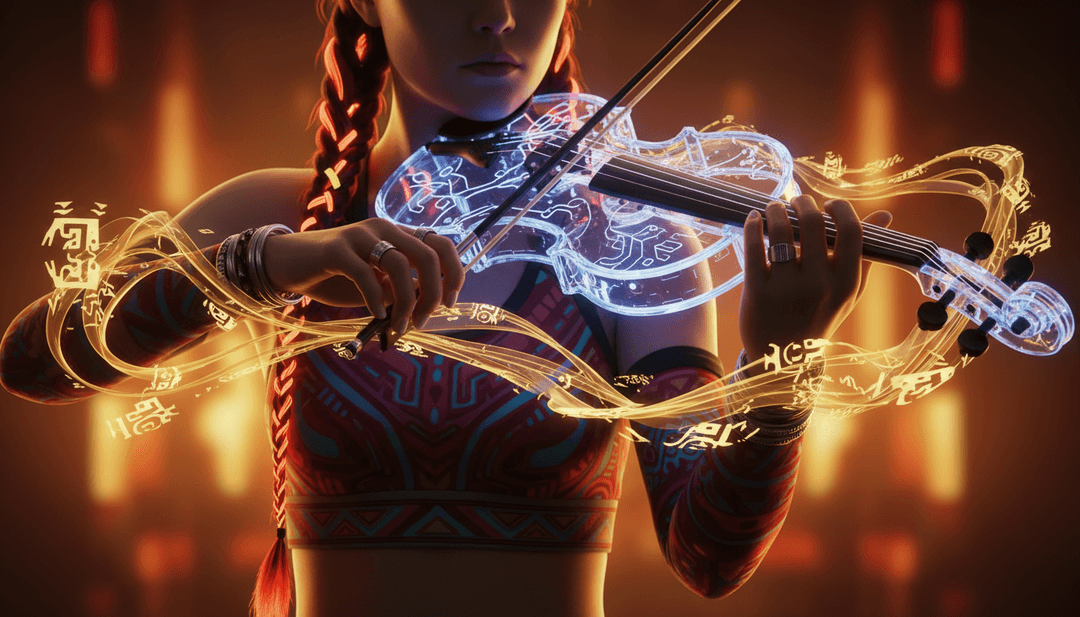 AI 將音樂元素轉化為生動的視覺效果