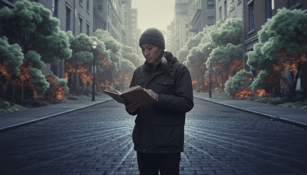 KI-generierte Visuals, die die emotionale Reise des Songs darstellen