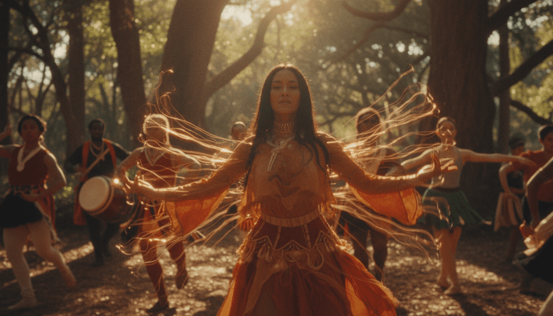 'DNCR' के इलेक्ट्रॉनिक धुनों से प्रेरित एआई द्वारा निर्मित दृश्य