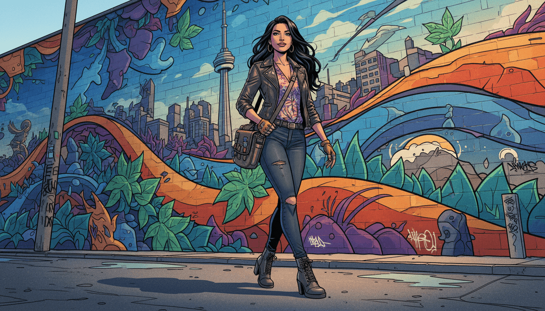 La Bebesita की धुन से प्रेरित गतिशील दृश्य