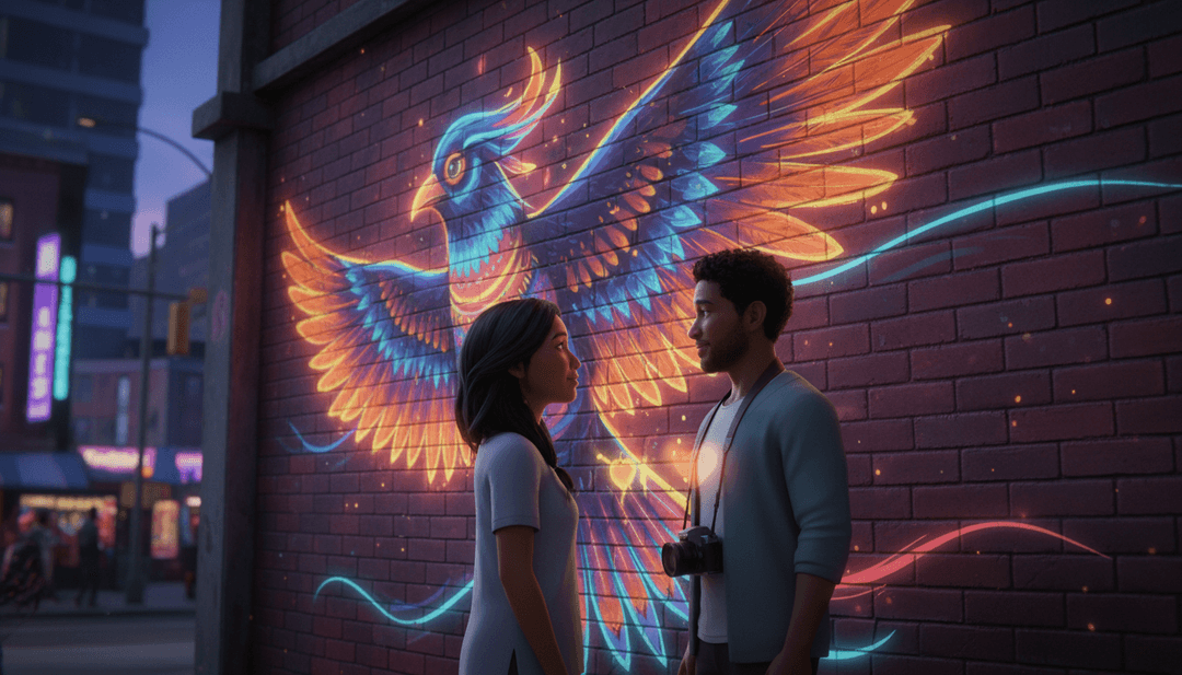 'Destiny'의 분위기를 보여주는 생동감 넘치는 시각적 효과