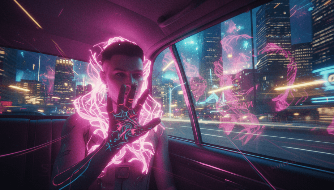 Videoclipe gerado por IA completo para '555' por Soran