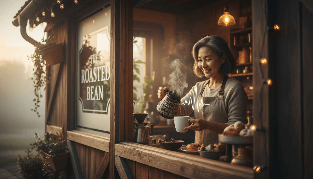 Heartbeat के संगीत से प्रेरित दृश्य दृश्य