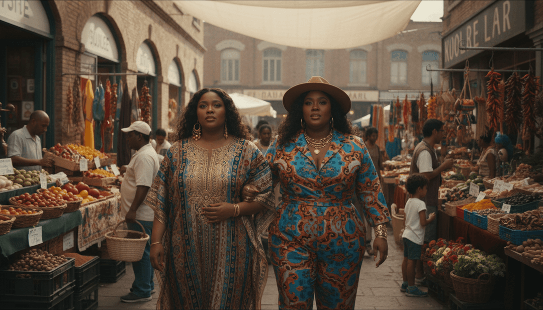 IA interprétant 'Freak Show' avec des couleurs vives et des motifs dynamiques.