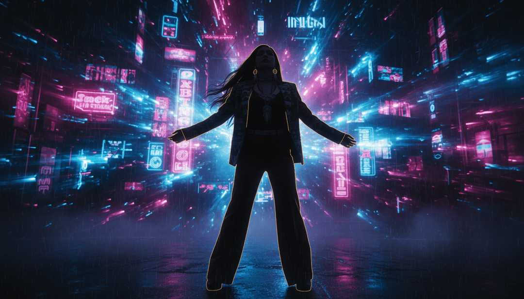 一个完成的AI生成音乐视频