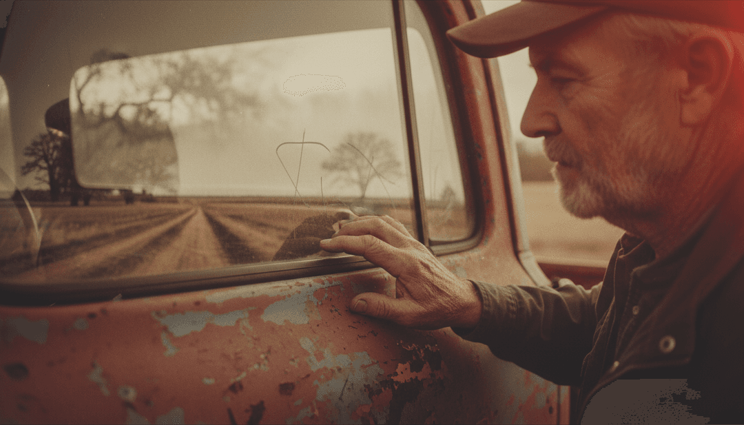 描繪 'Graveyard Whistling' 歌詞的視覺場景