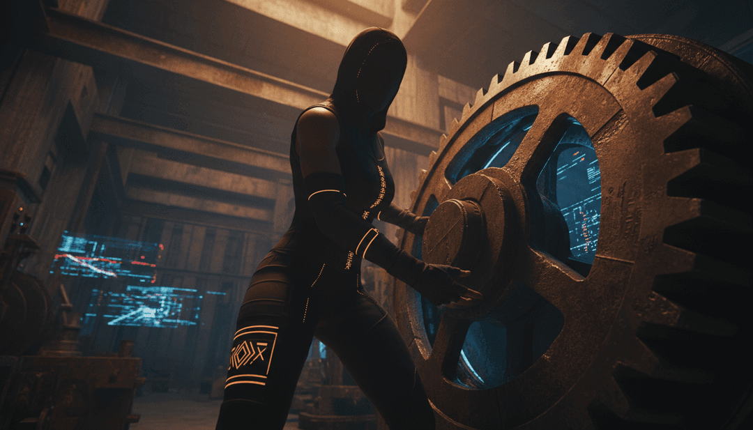 IA transformando elementos musicais de 'Woman' em arte visual.